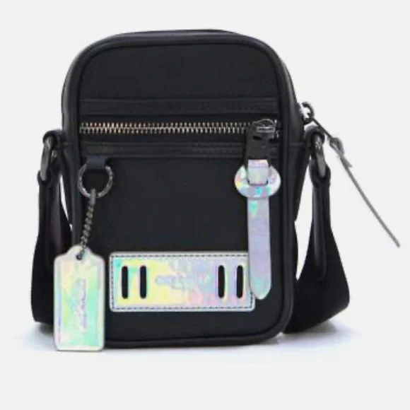 Coach Black and Iridescent Messenger Bag - Picture 6 of 6